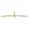 Ekena Millwork Bellingham Rough Sawn Timber Gable Bracket, Douglas Fir, 108"W x 22"H x 2"D x 4"F, 5/12 Pitch GBW108X22X0204BEL00RDF - alternate 1